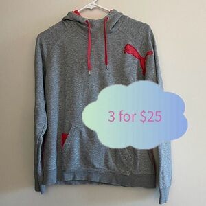 🍎3 for$25🍎Puma Heather Gray Hoodie